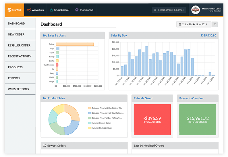 online tour booking software