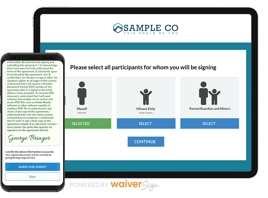Online Waiver Software