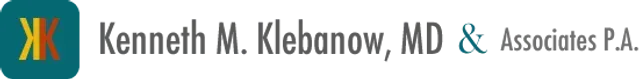 A logo for kenneth m. klebanow md and associates pa
