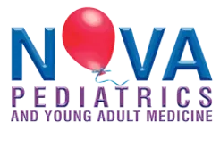 A logo for nova pediatrics and young adult medicine