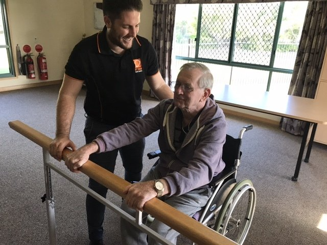 NDIS participant receiving allied health therapy at Optimum clinic