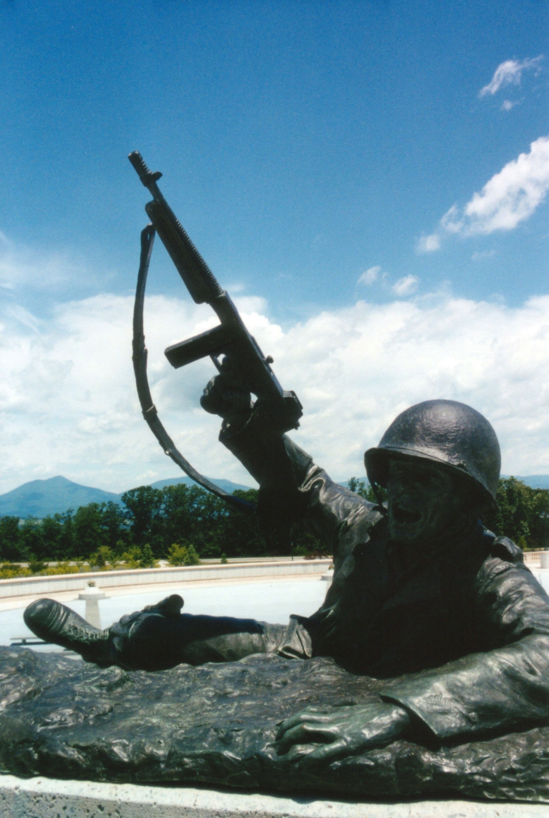 Statue of a World War II soldier