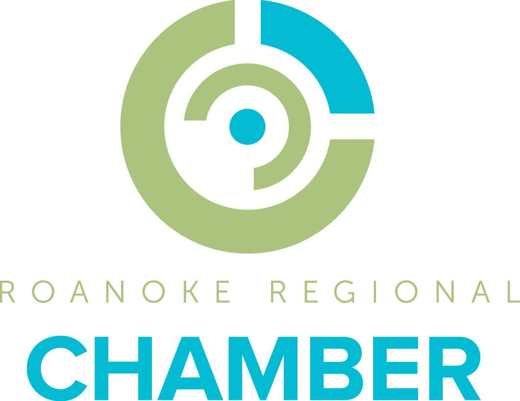 A logo for the roanoke regional chamber