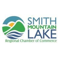 The logo for the smith mountain lake regional chamber of commerce.