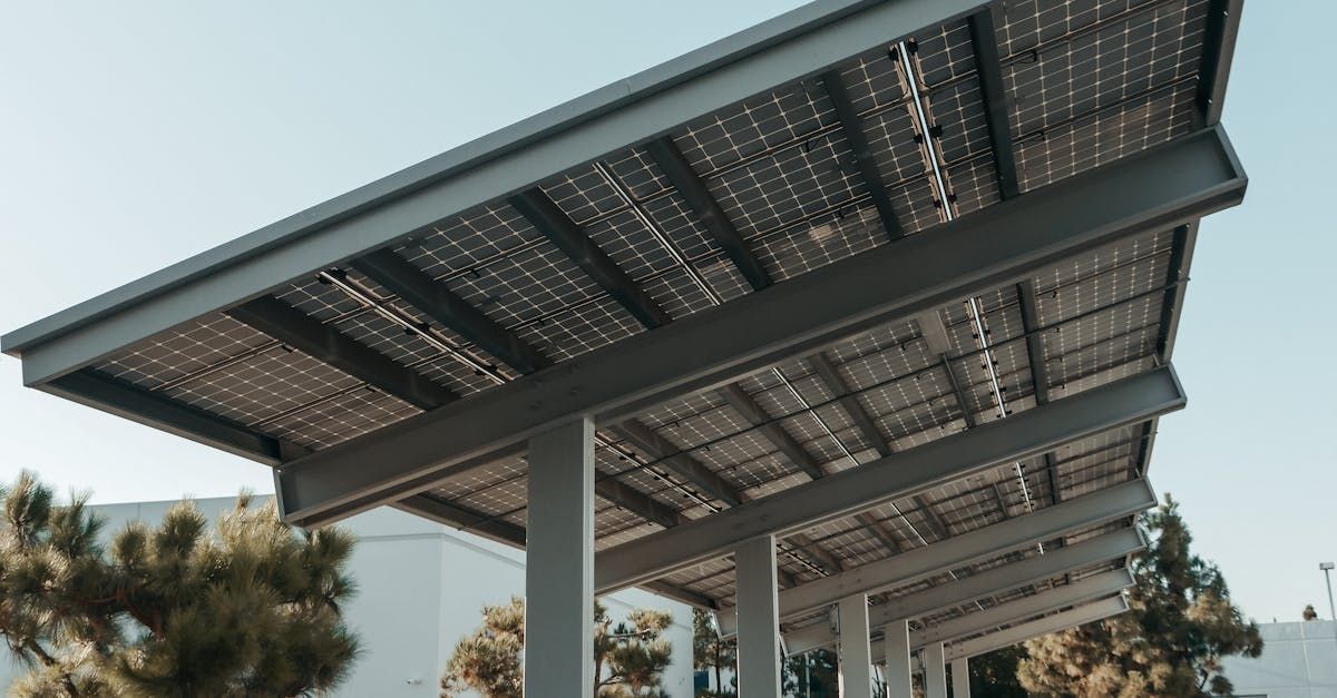 CarPort canopy solar panels installed by Dracut Solar in Dracut, MA.