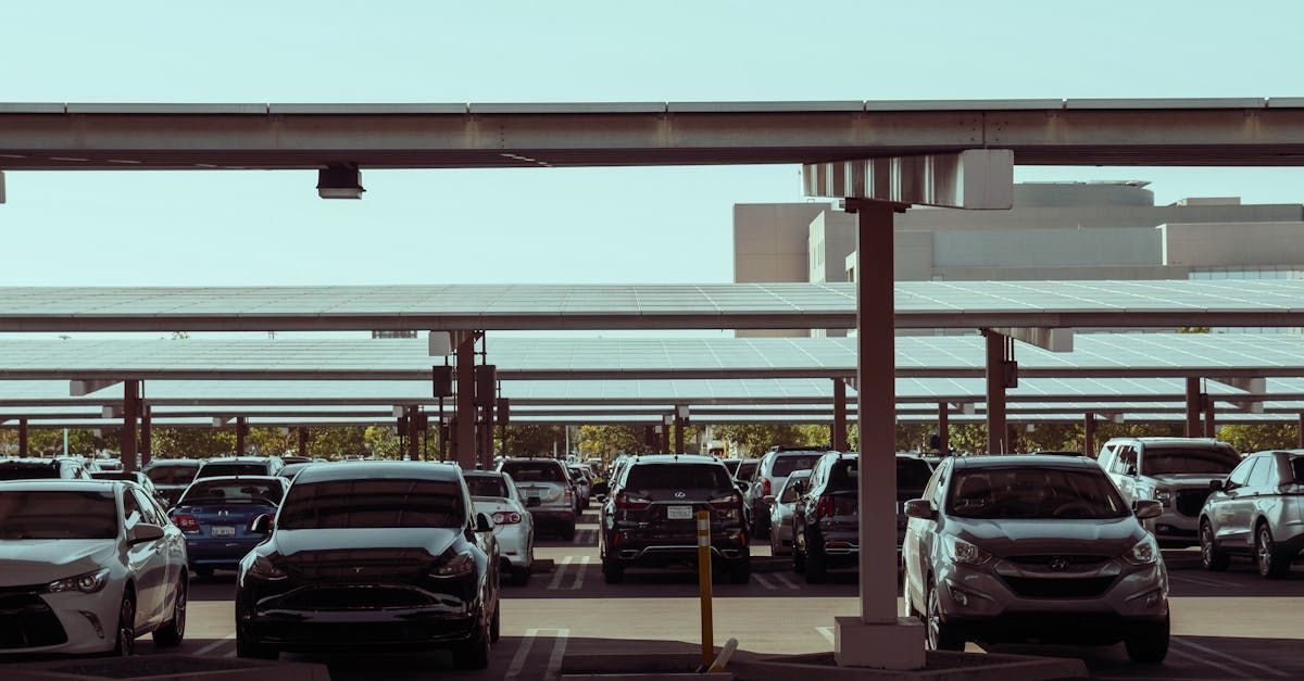 Commercial parking lot with solar canopy installed by Dracut Solar in Dracut, MA.