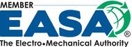A blue and green logo for the electro mechanical authority - Bakersfield, CA - Bakersfield Electric Motor Repair