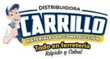 El logotipo de Carrillo es una caricatura de un hombre que sostiene un martillo.