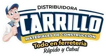 El logotipo de Carrillo es una caricatura de un hombre que sostiene un martillo.