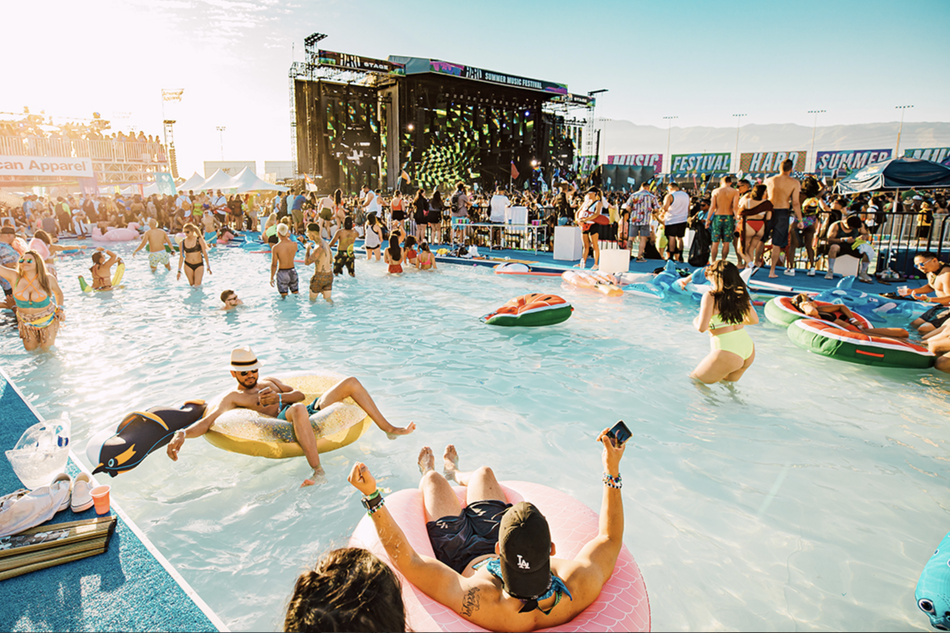 Hard summer VIP pools 