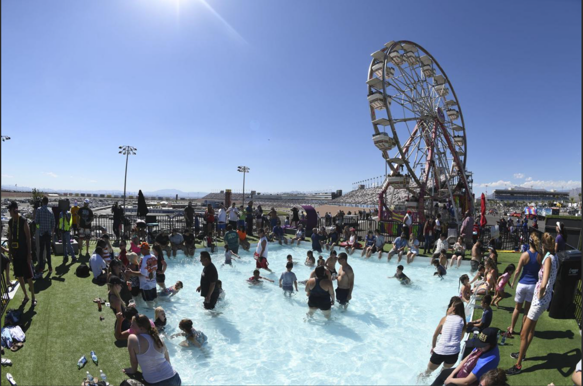 Tailgate fest pool