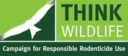 The logo for think wildlife campaign for responsible rodenticide use