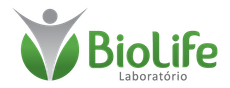 Um logotipo biolife laboratorio