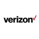 The verizon logo is black and red on a white background.