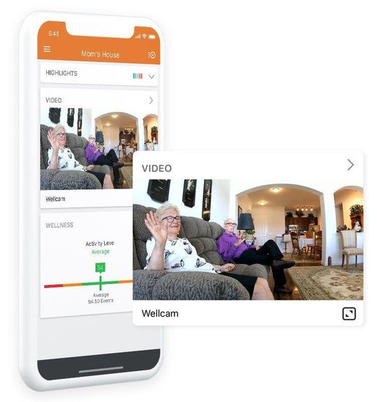 A smart home security system with a smart watch and a smart phone