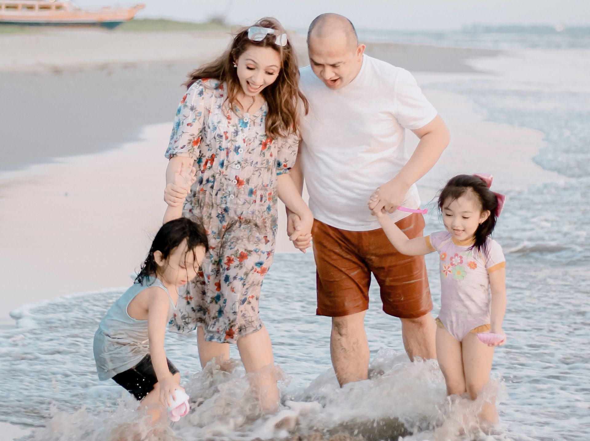 Family at the Beach Family at the Beach