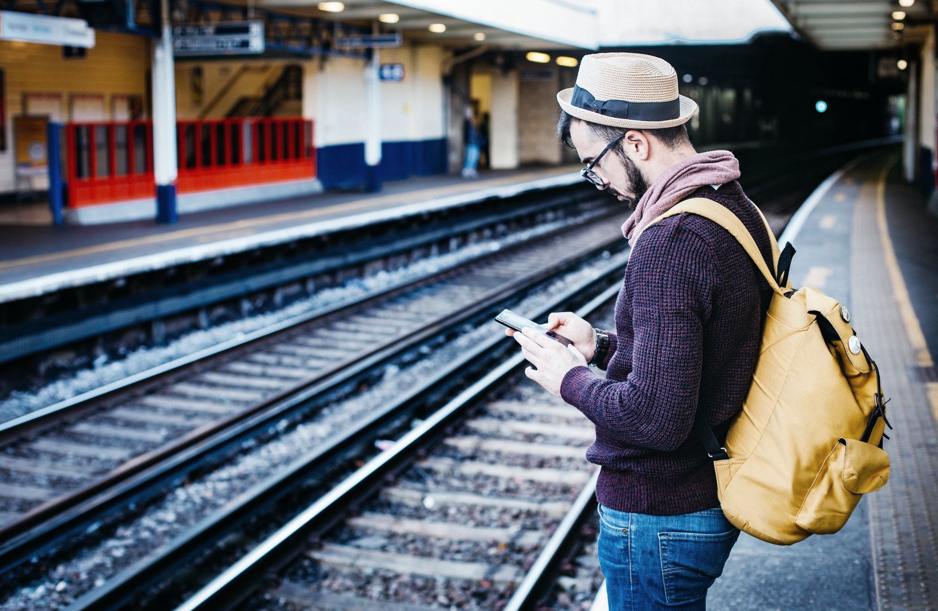 Man Holding Phone Man Holding Phone