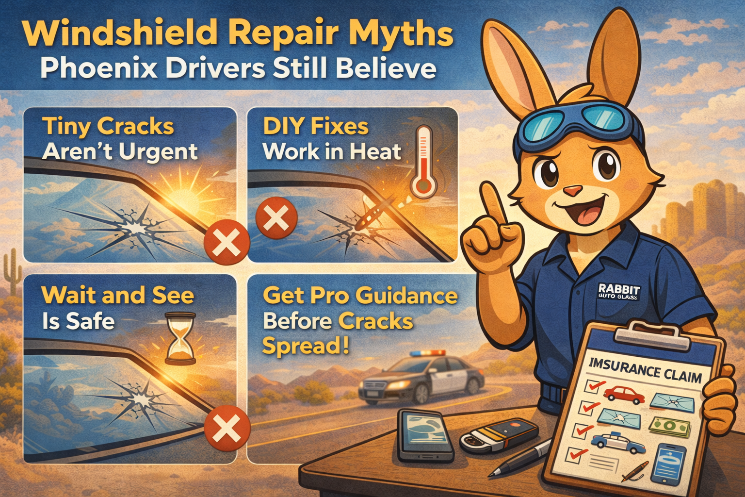 Windshield Repair Myths Phoenix Drivers Still Believe