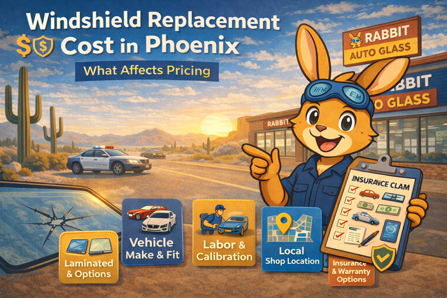 Windshield Replacement Cost in Phoenix explained