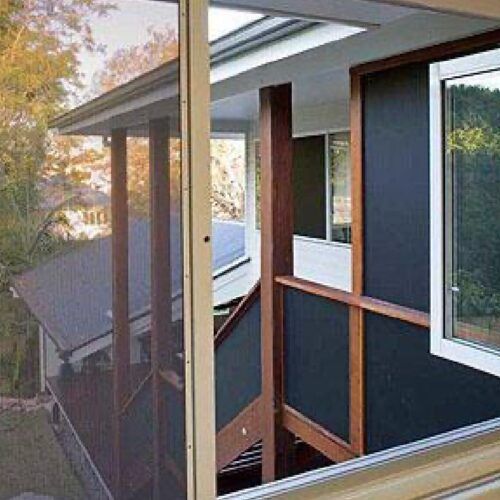 View Through a Window Screen Looking Out — Suburban Security Screens in Currumbin, QLD
