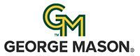 George Mason University logo with green and gold GM letters and black text