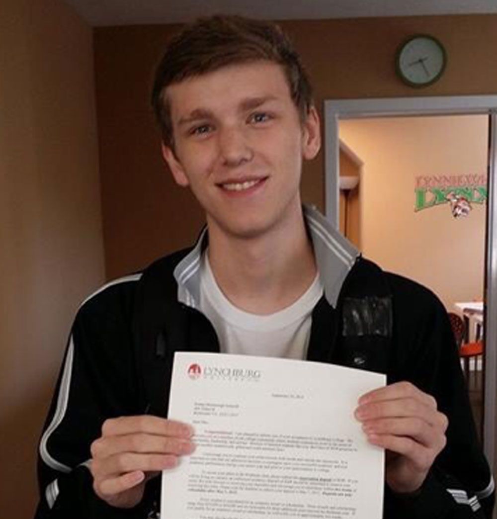 Smiling image of a young male 