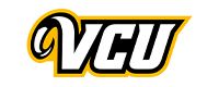 VCU logo in black and gold on a white background