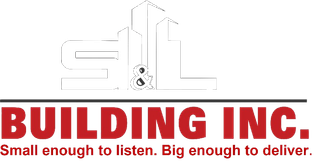The logo for building inc. is small enough to listen , big enough to deliver.