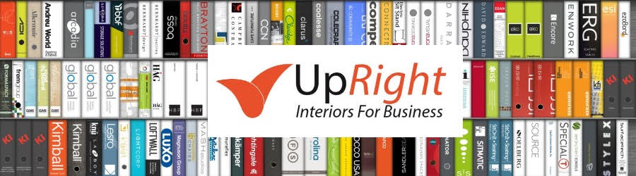A banner for upright interiors for business