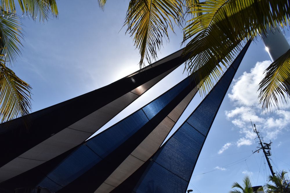 Blue And Grey Shade Sails — High-Quality Shade Sails in Killarney Vale, NSW
