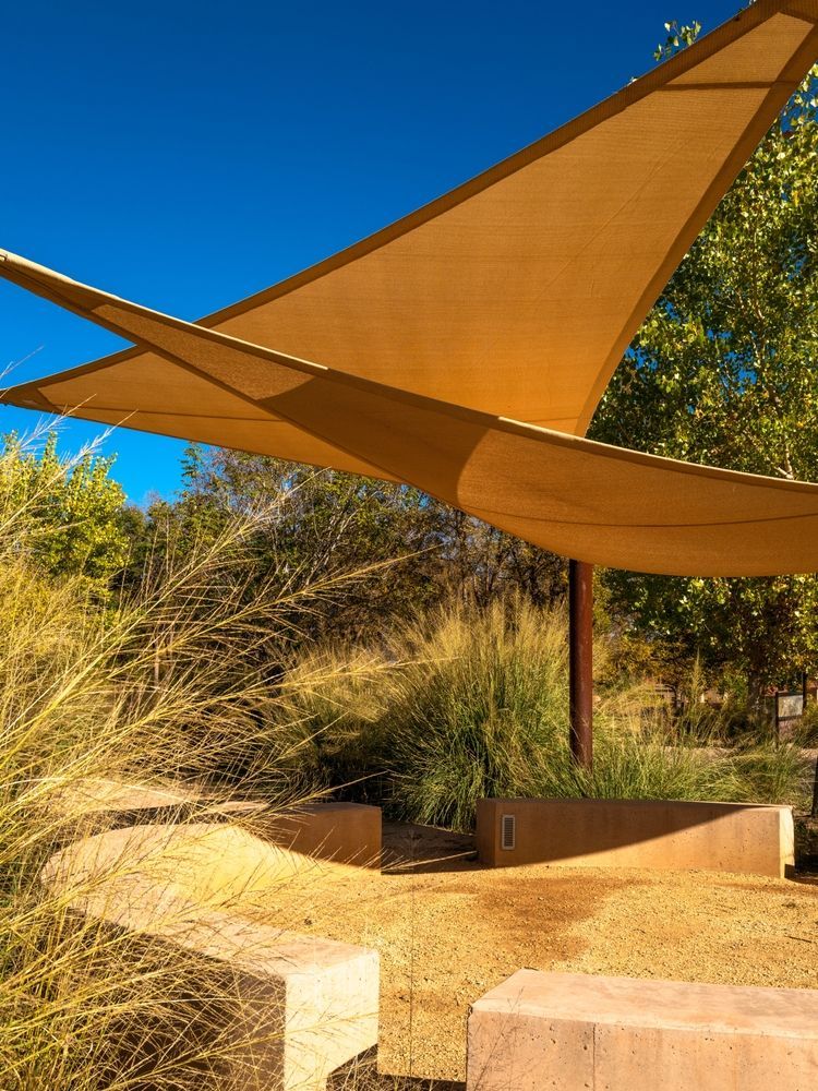 Park With Shade Sails — Professional Shade Sail Installations on the Central Coast, NSW