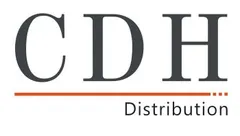 Un logo pour cdh distribution est affiché sur fond blanc.
