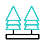 icône forêt gérée durablement