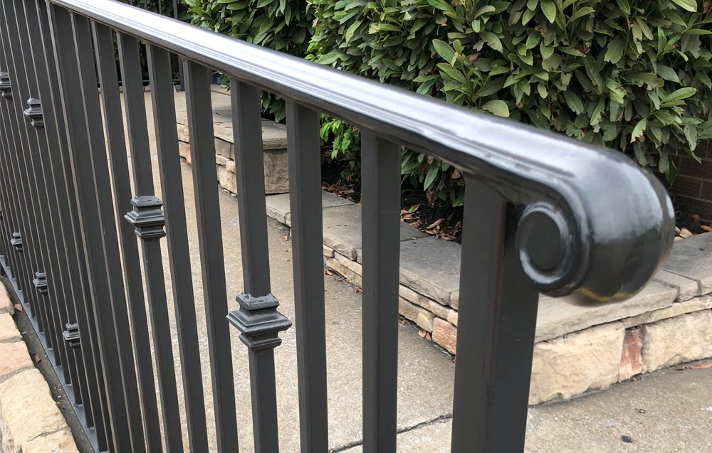 All our railings come powder coated for a luxurious, strong finish
