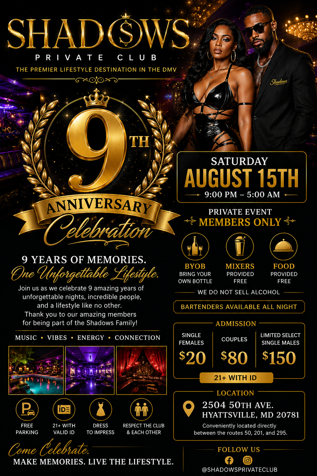 Shadows&rsquo; 9th Anniversary Celebration
