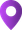 A purple gradient map pin icon with a white circular cutout in the center.