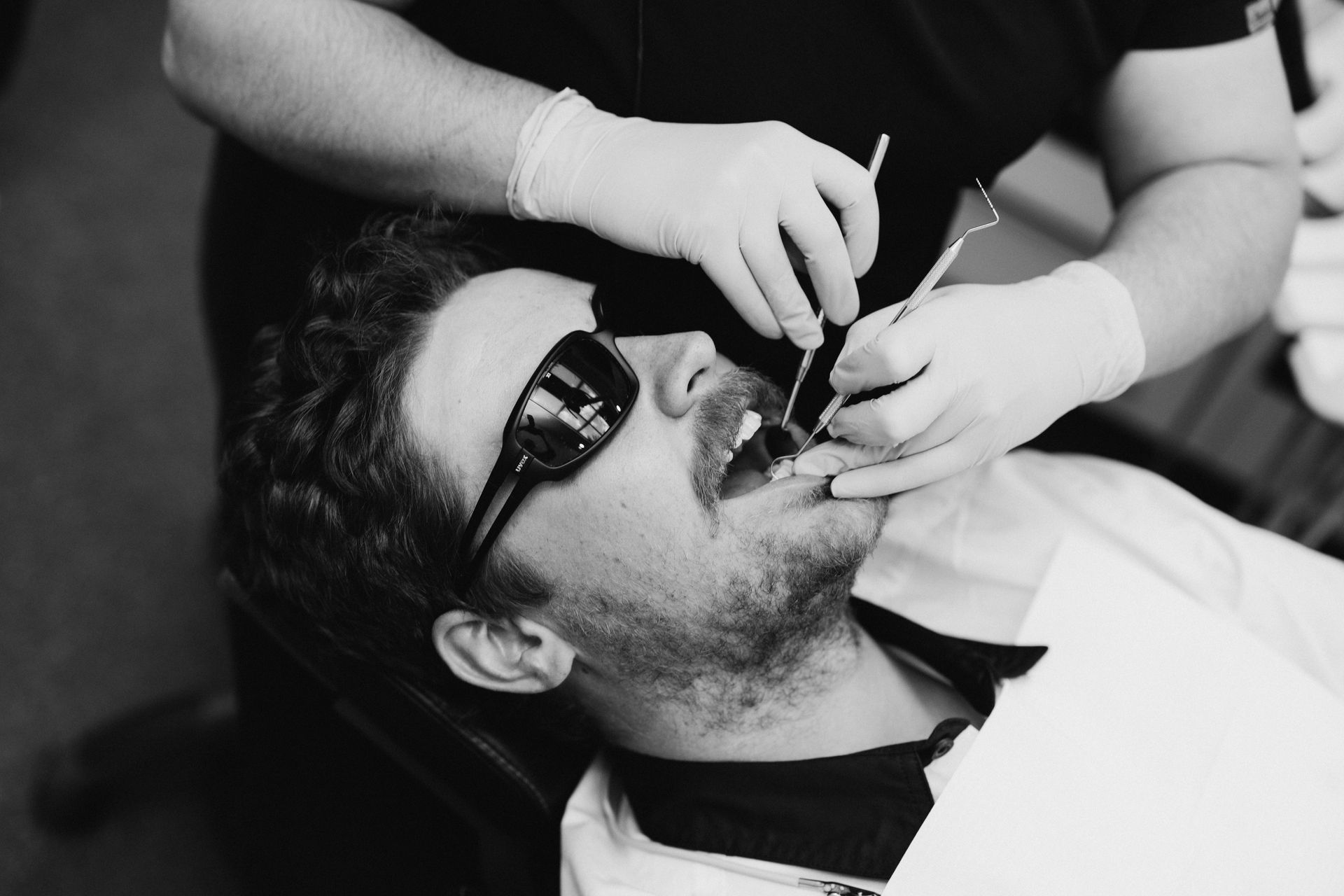 Dentist Examining a Patient's Teeth — Dubbo Dental in Dubbo, NSW
