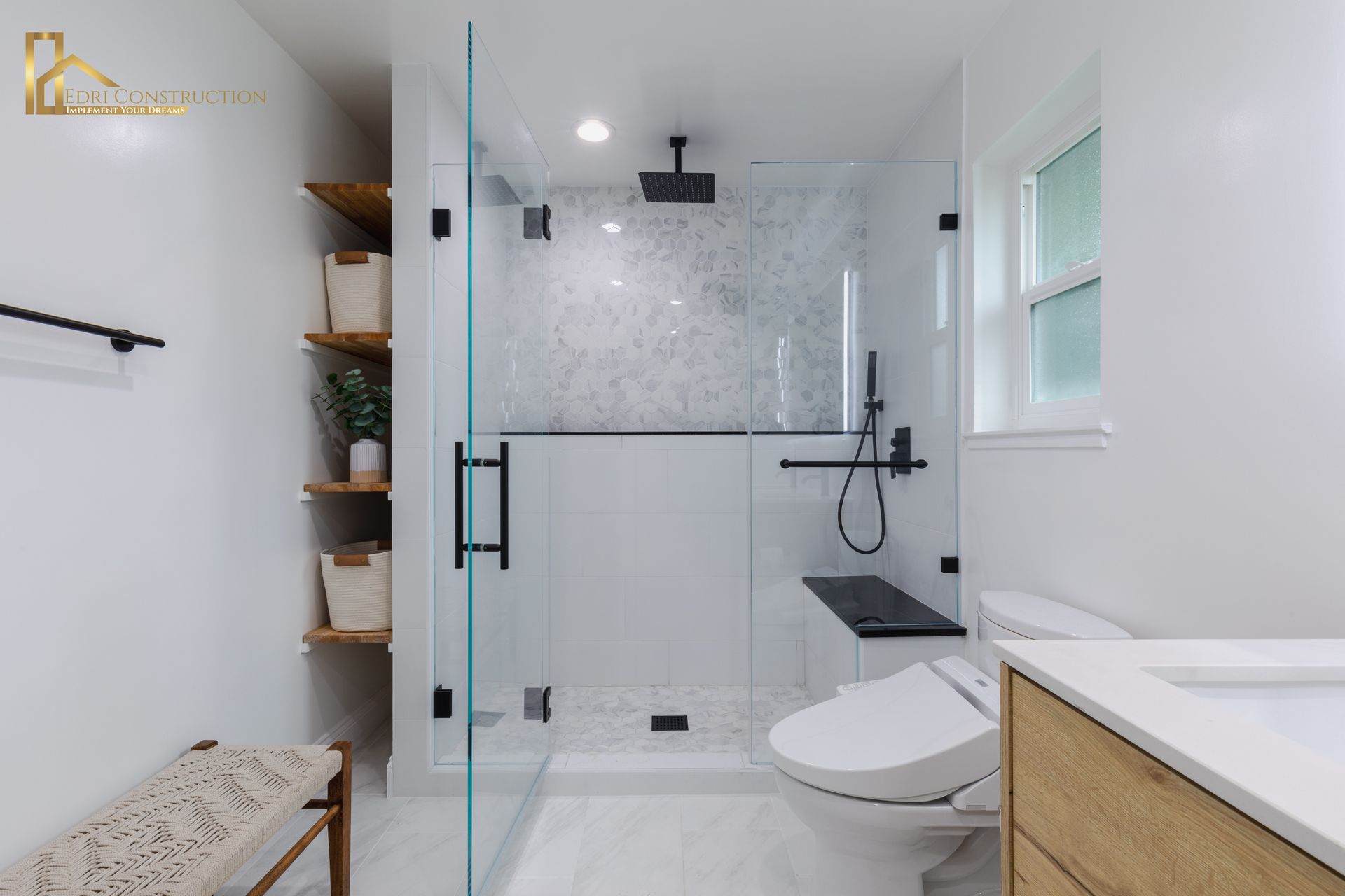 green bathroom remodeling