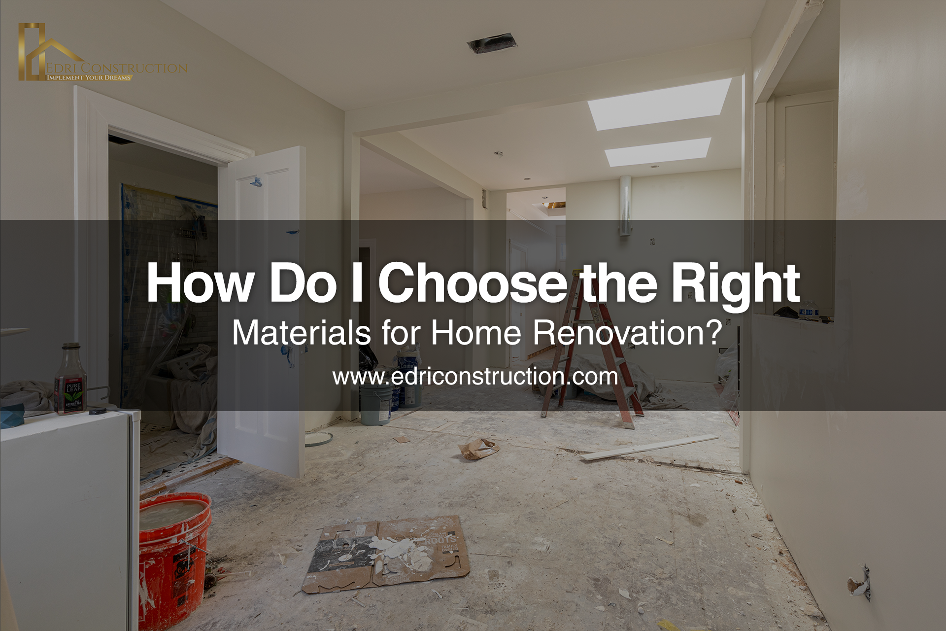 materials for home renovation