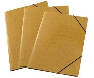 CARPETA PRESPAN OFICIO MARRON