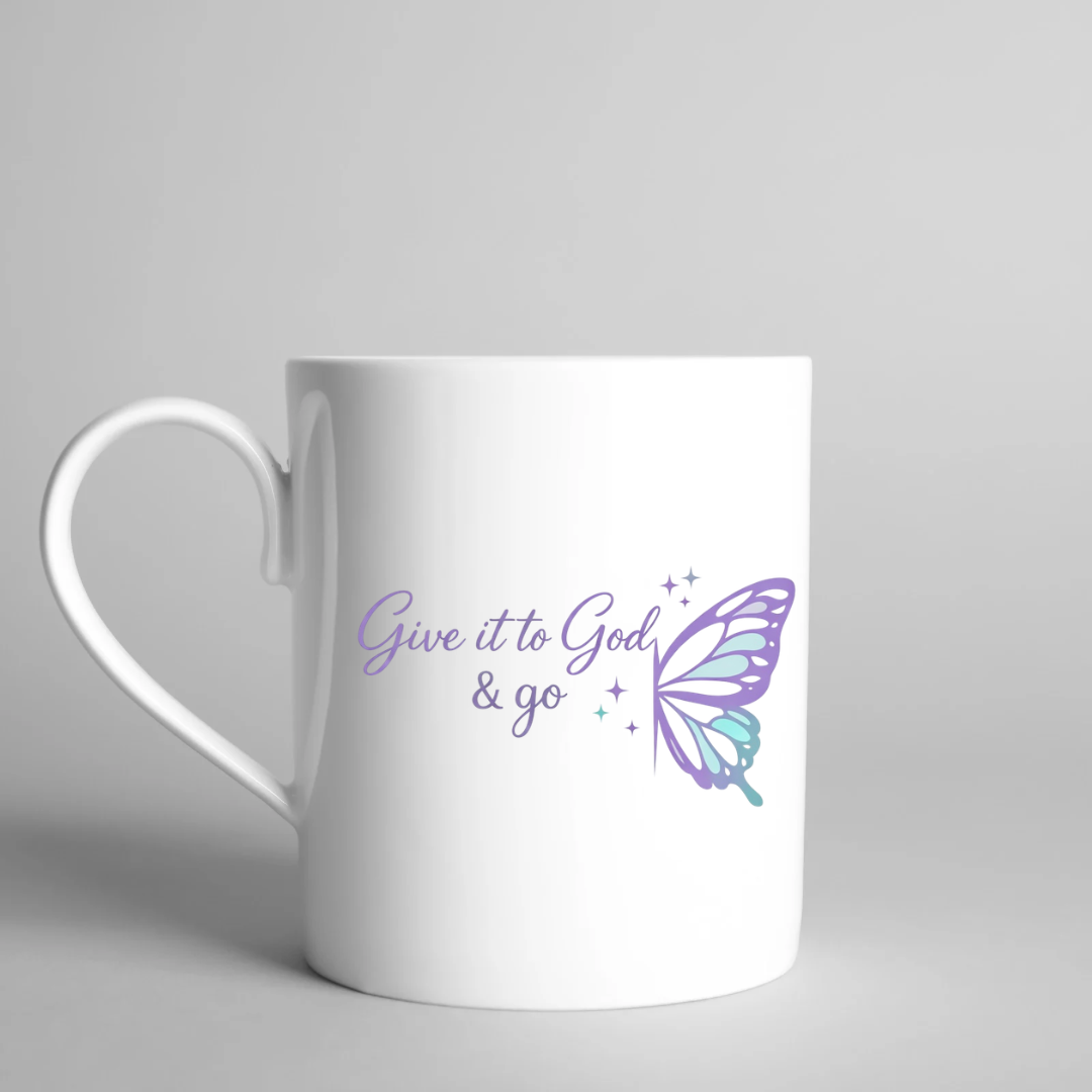 Give it to God & go mug design
