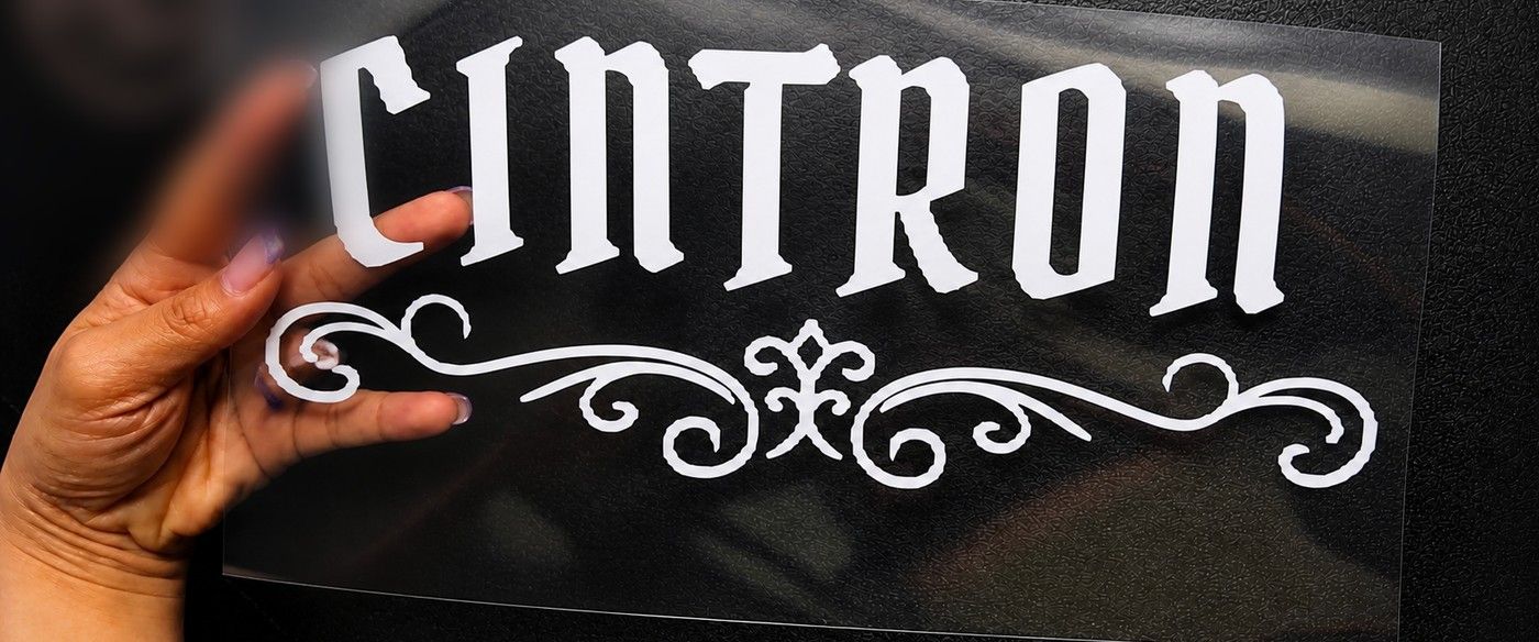Custom vinyl name decal