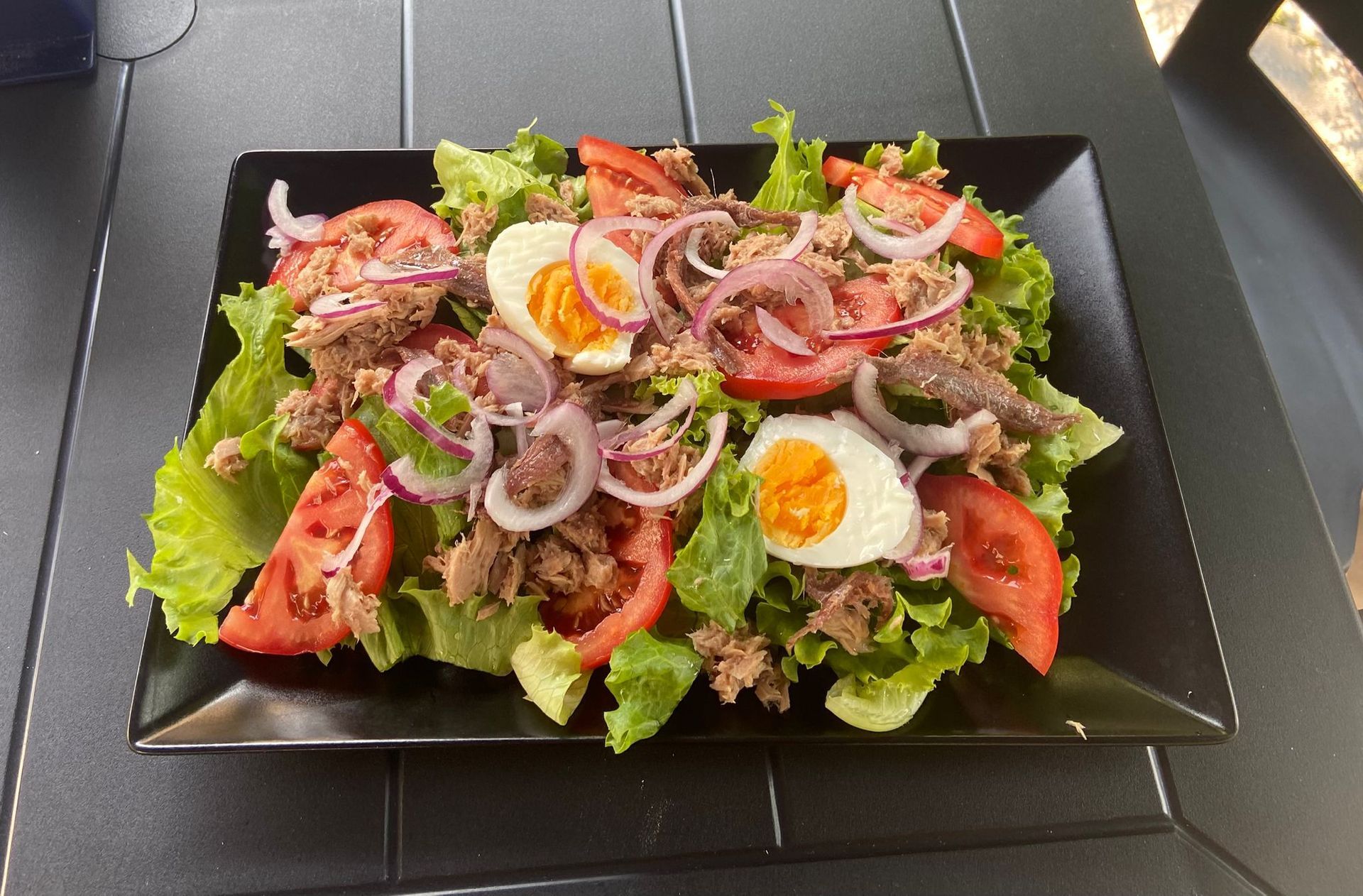 insalata con uova sode