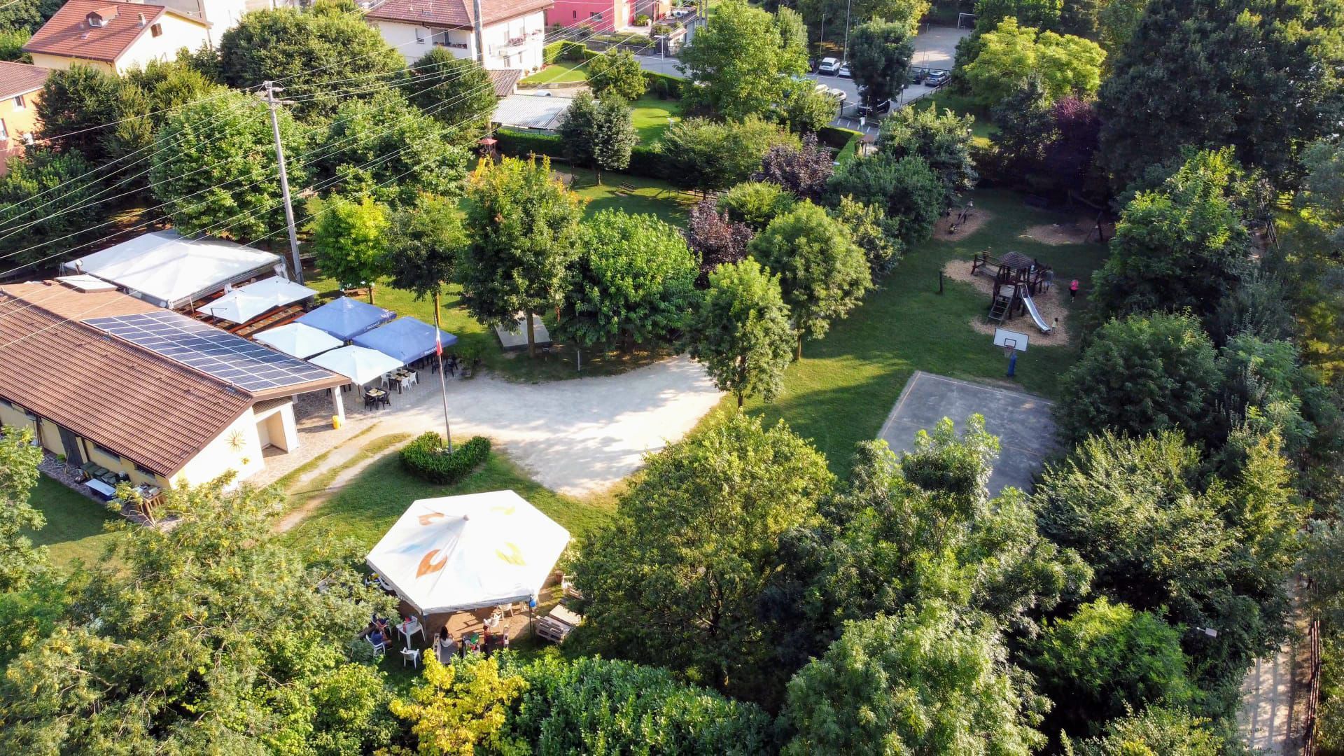 vista dall'alto ristorante la crusca