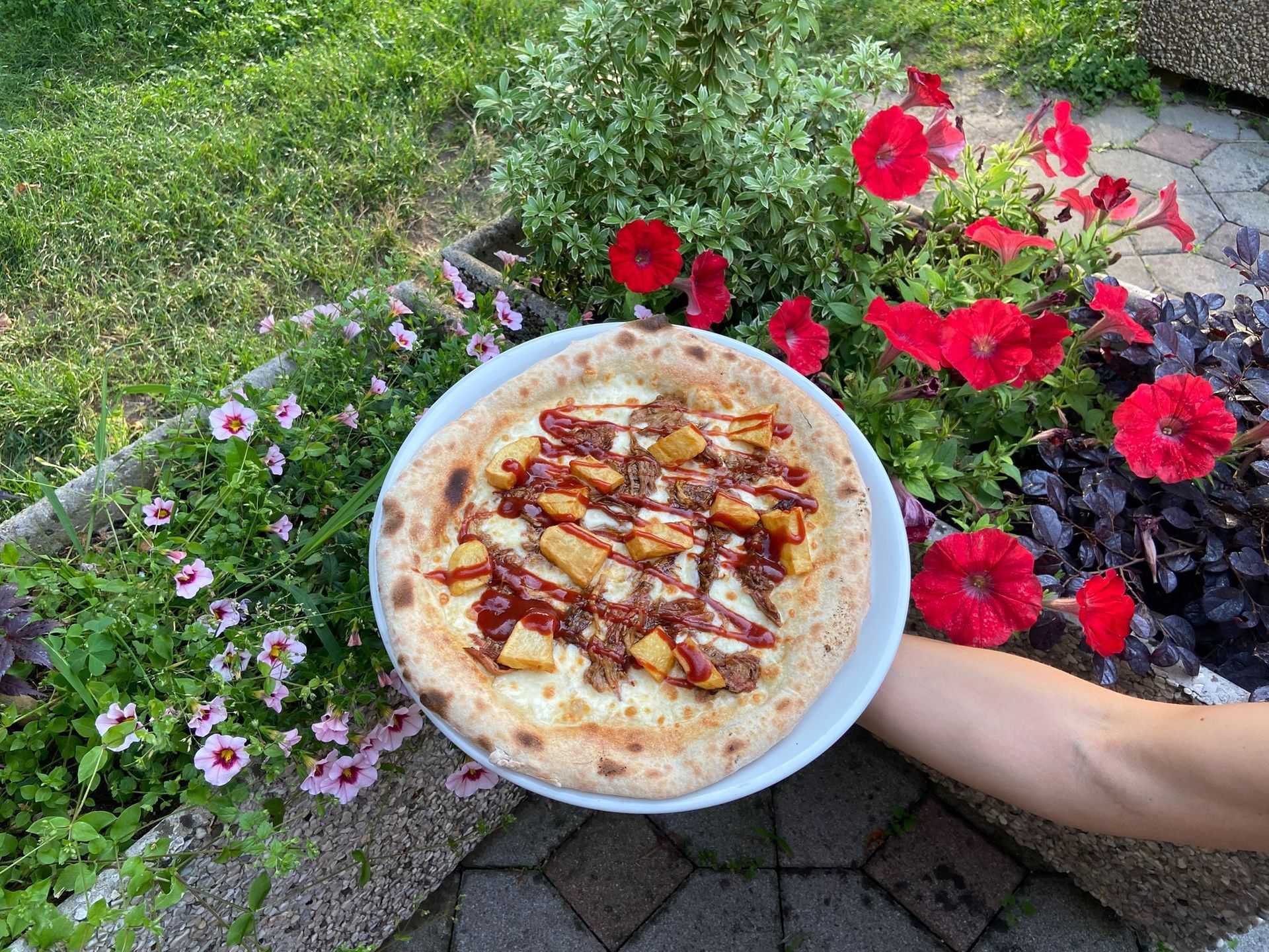pizza con patate