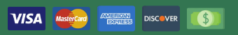 Mode of payment for E & E cleaning American Express card image for secure in-person transactions.