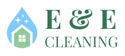 E & E Cleaning Logo E & E Cleaning logo on a white background for professional cleaning services in Pflugerville.