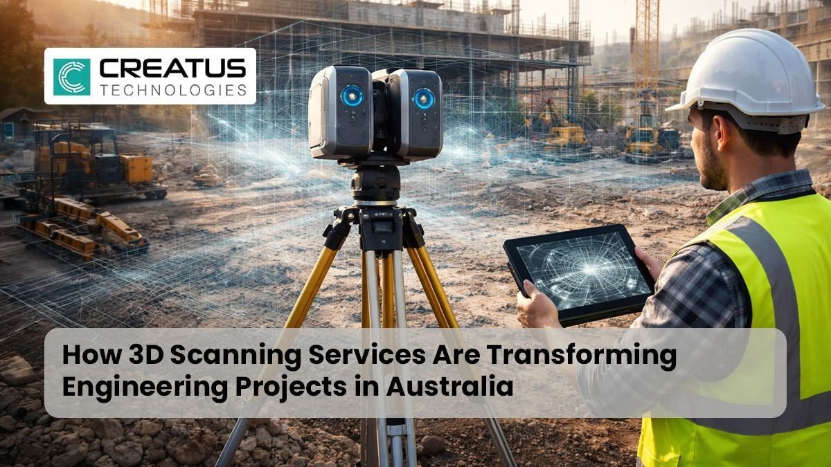 3D laser scanning equipment capturing engineering site data in Australia
