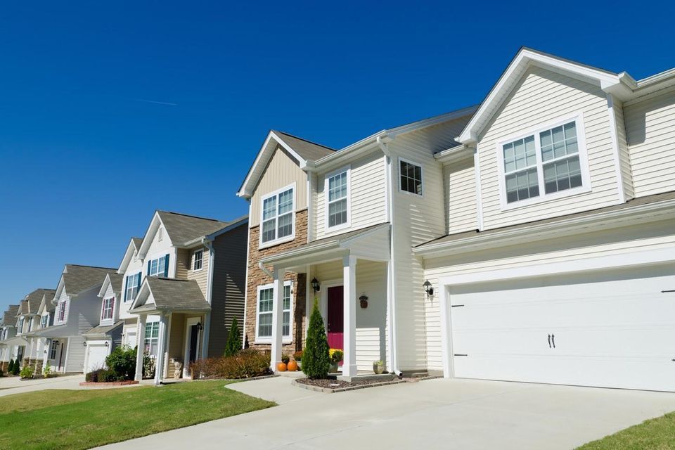 Garage Door With White Panel — St. Louis, MO — Edelen Door & Window
