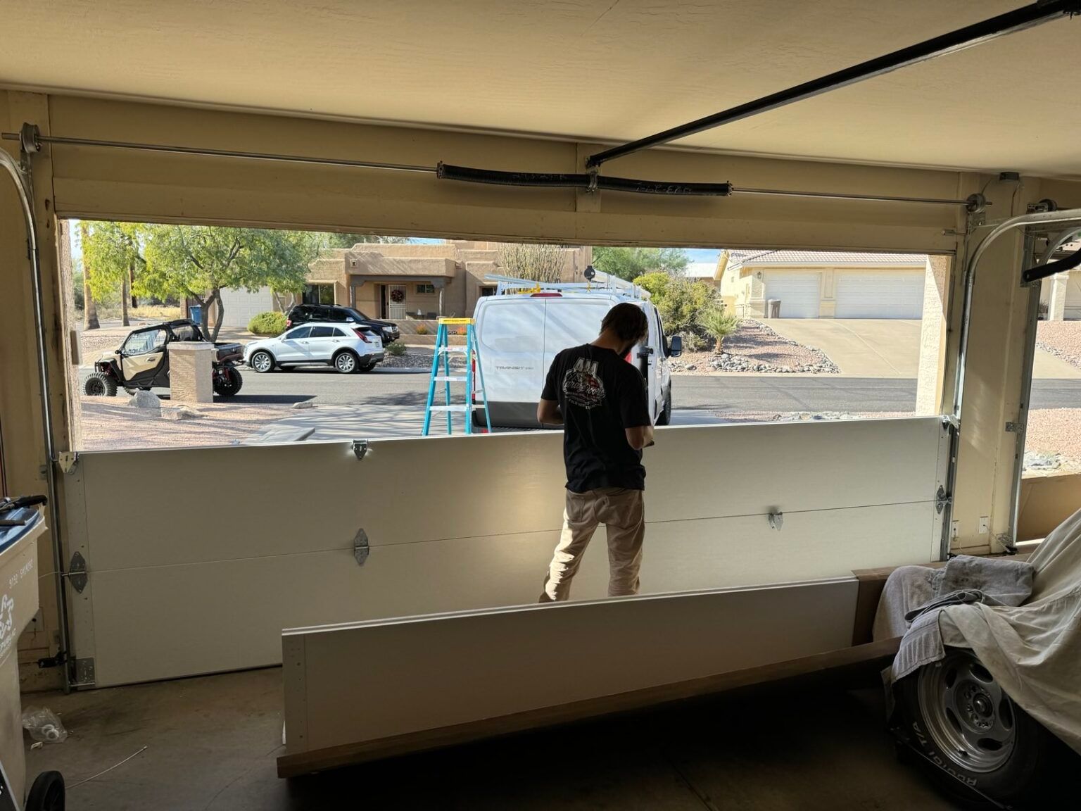 Richard Affenita, the manager of AAA Garage Door & Gates